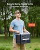 Portable Power Station, 2400W Portable Solar Generator with 2PCS * 200W Foldable Solar Panels, 2160Wh Expandable LiFePO4 Battery Backup with 10 Output
