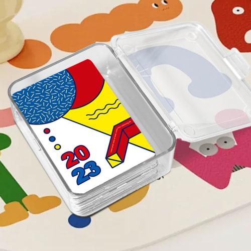 Playing Card Box, Card Storage Box | Small Card Storage Box, Transparent Card Storage Box with Lid, Multifunctional Storage, Dustproof Storage Box, Ca