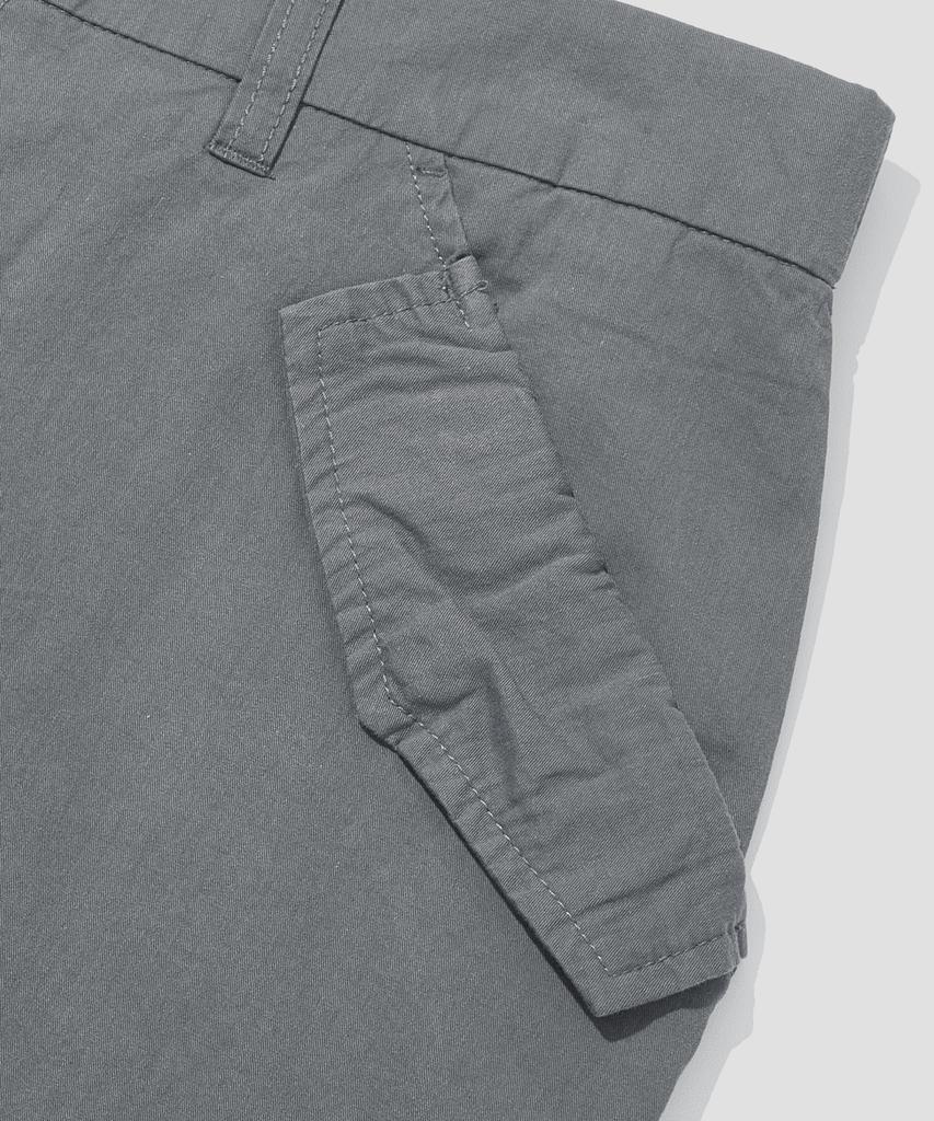 AGOD Cargo Strap Parachute Cotton Pants [Gray]