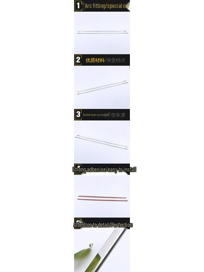 Anke Viloran 2020 Front Windshield Trim - Decorative Bright Strip