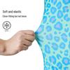 ASK JUNIOR Girls' UV Protection Leopard Print One-Piece Swimsuit