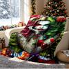 Harley Quinn Joker Pattern Blanket for Home Decoration, Bed, Sofa, Car Travel, Camping, Suitable for All Seasons, Birthday Christmas Gift