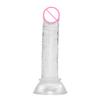 Fake Sucker Phallus Multicolor Faux Crystal Clear Mini Manual Simulated Adult Products Bottom Suction Cup Female G-spot Masturbator Dildo