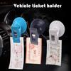 2Pcs/Set Multi functional car convenience glasses card ticket holder, car suction cup holder