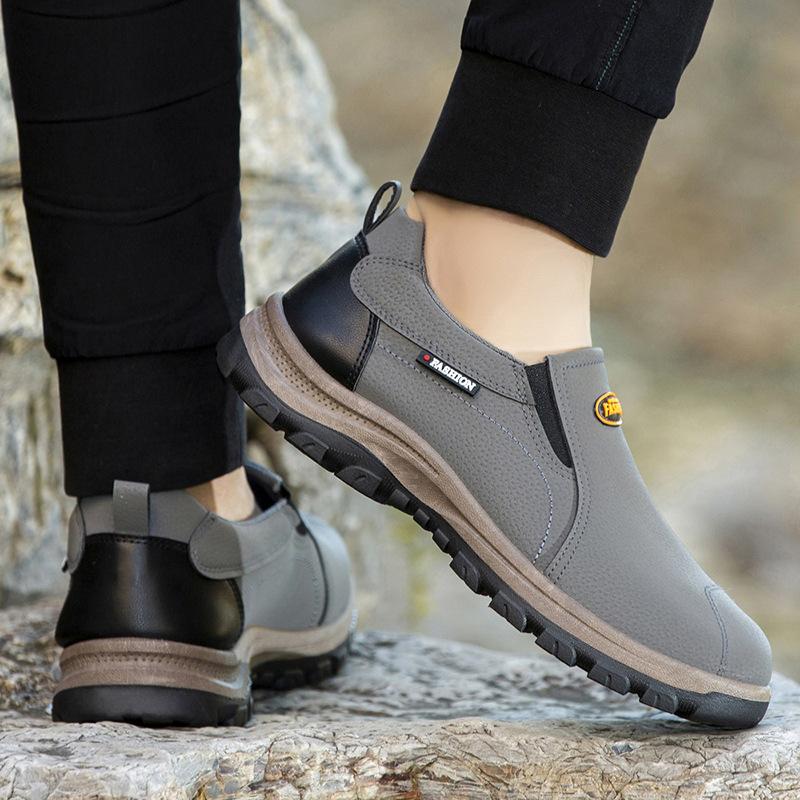 New casual shoes men's shoes walking shoes large size fashionable versatile comfortable middle-aged and elderly mountaineering travel shoes