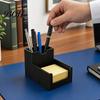Showcase Pen Display 3D Printed Holder, 2-in-1 Stand & Sticky Solid Base Holder Notepads Multifunctional Desktop Organizer for Home Office Study