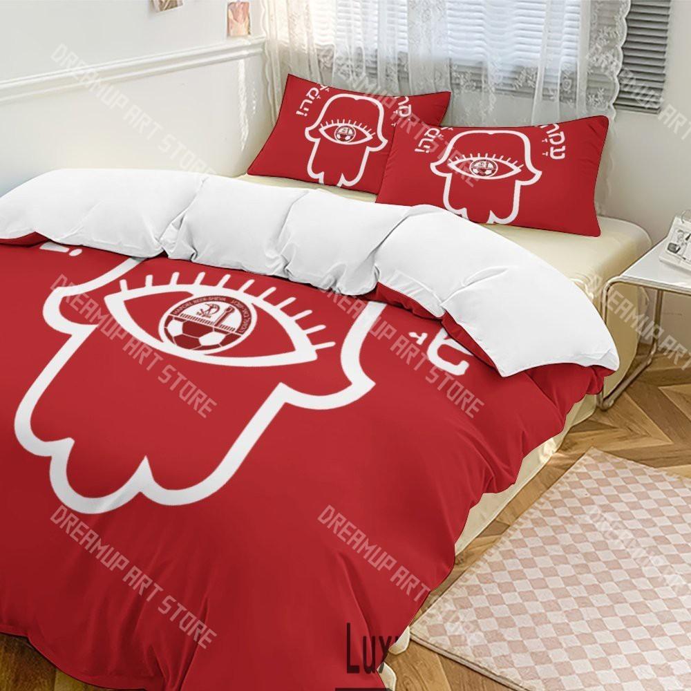 

3D Print Hapoel Beer Sheva Bedding Set Twin Queen King Full Size Duvet Cover Pillowcase Bed boys girls Adult Home Textiles EU Single 90x200cm