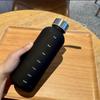 550ml Sport Water Bottle With Time Marker Motivational Reusable Fitness Sports Outdoors Travel Leakproof Frosted Plastic Cup