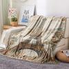 Paris Eiffel Tower Print Flannel Blanket, High quality Comfortable for All Seasons, Home Decor, Warmth and Comfort, Perfect for Christmas Gifts85