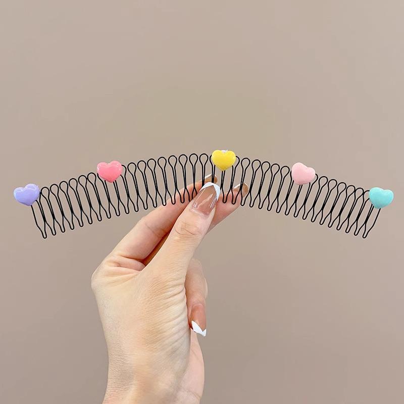 Girls' Summer Cartoon Baby Hair Comb - Gentle, Secure, Non-Damaging Hair Care Accessory