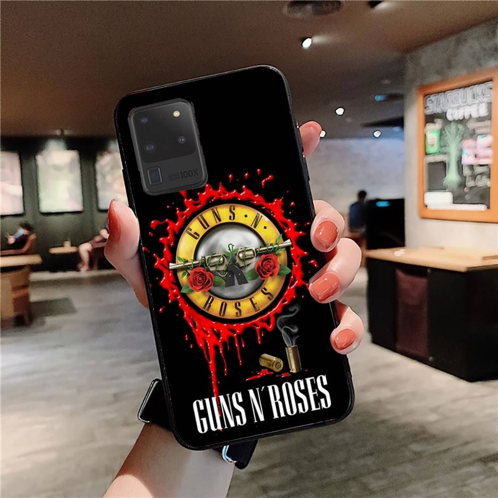 GUNS N ROSES Phone Case For Samsung S 24 fe 25 Ultra plus 20 lite 21 30 22 23 24 22 Ultra 5G Fundas