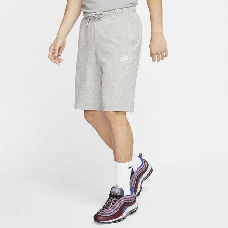 Nike Sportswear Club Cotton Casual Shorts Men Bottoms Light-Grey BV2773-063