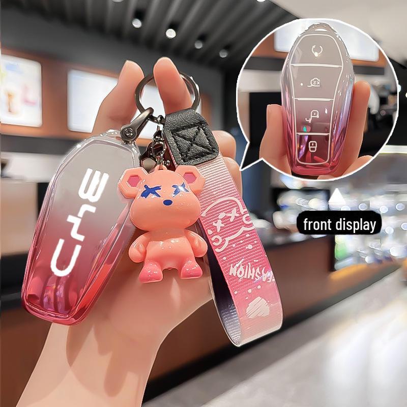 Compatible with BYD Key Covers: Song, Qin, L, Yuan PLUS, Dolphin, Han EV, Tang Pro, Seagull, Destroyer 05, Seal.