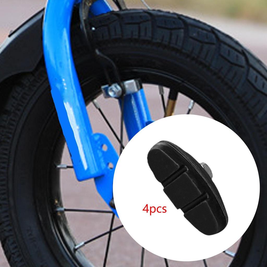 4 Pack Bicycle Brake Pads for Children's Bikes Aluminum Components