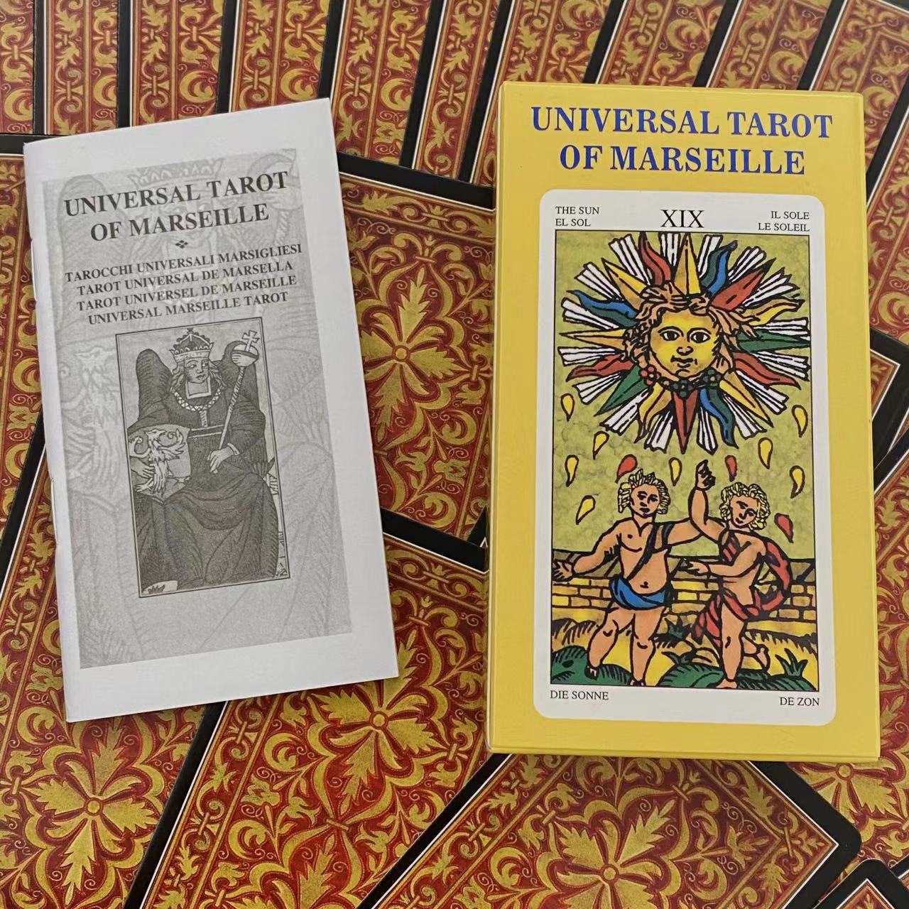 

10,3*6 см Универсальное Таро Марселя 78 шт.