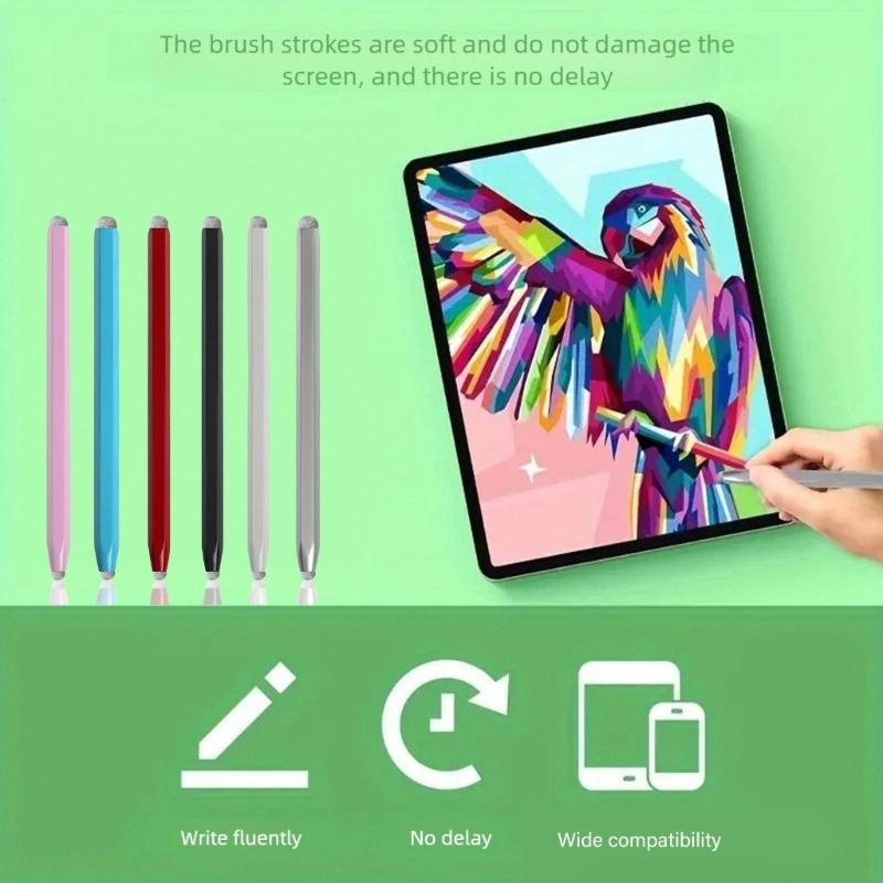 Hexagon Double Tip Styluses Pen For Androids Tablets MultiPurpose Writing Drawing With Pressure Sensitivity Metal Body