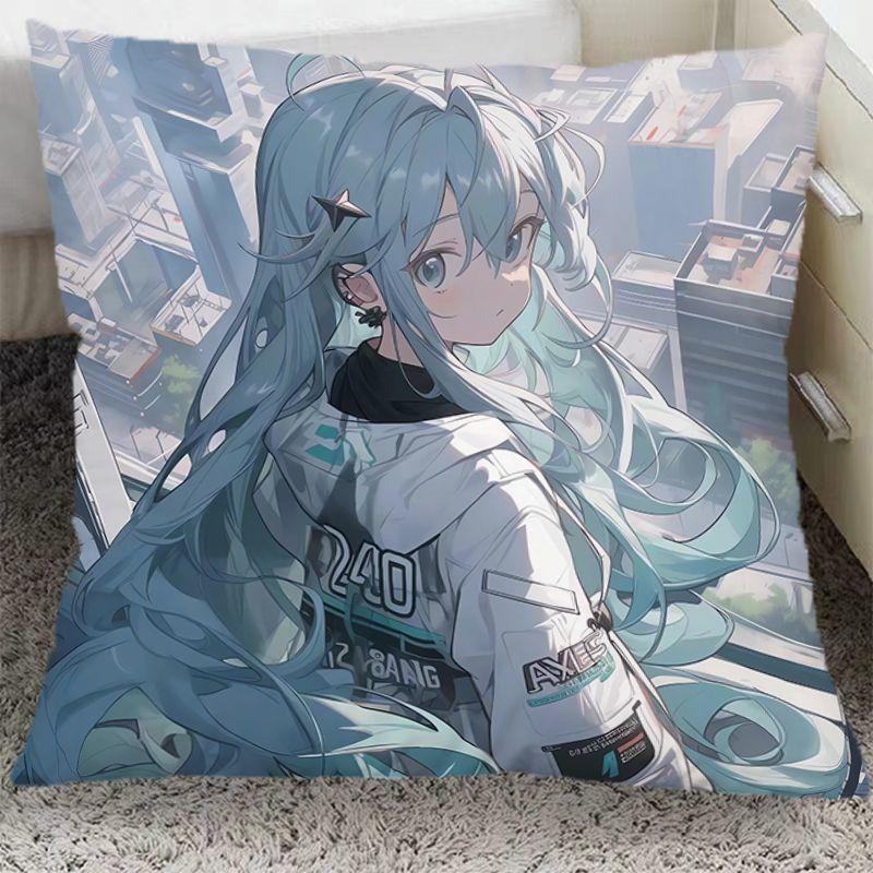 Hatsune Miku Periféria Dvojrozmerný Vankúš Študentská Izba Animácia Spálňový Vankúš Obývacia Izba Pohovka Vankúš Narodeninový Darček