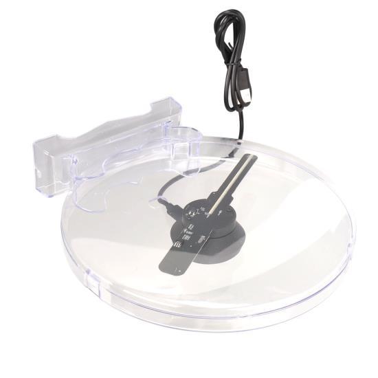 3D Hologram Fan WiFi Projector Naked Eye 3D Display 1080x160 80pcs LED Beads 3D Hologram Projector Advertising Display 