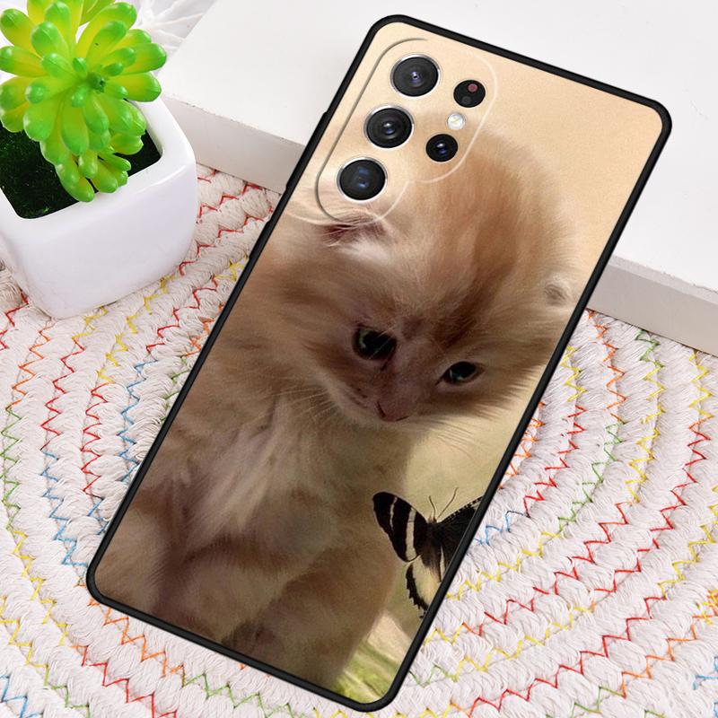 Cute Kittens Cat Phone Case for Samsung Galaxy Note 10 Pro S26 Ultra S23 S24 FE S25 S21 S22 PLUS Shockproof Cove