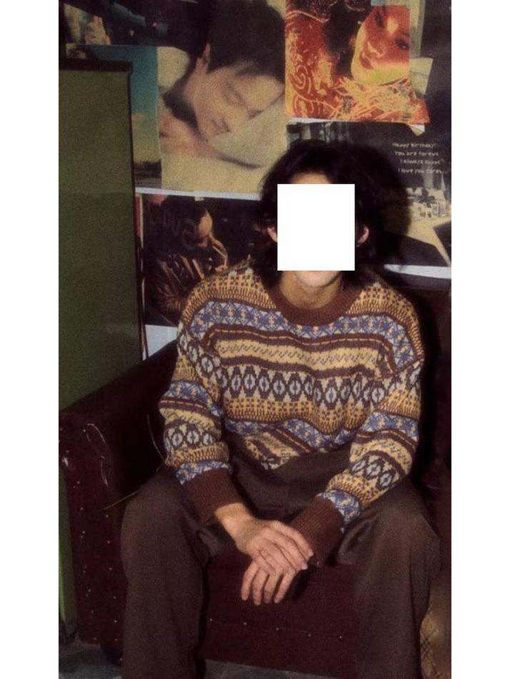 Męski Retro Japoński Zimowy Gruby Sweter Jacquardowy w Bloki Kolorystyczne - Unisex, Luźny Krój.