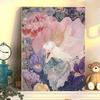 Diy Digital Oil Painting Flower Fairy Series Hand-Filled Coloring Oil Painting Decompression Healing Series Decorative Hanging Painting