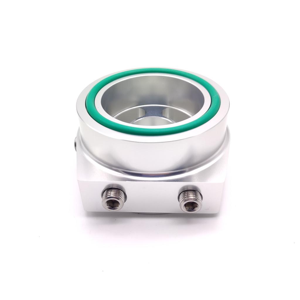AE86 FC1 FK7 GT86 BRZ Oil Filter Sandwich Plate for Oil Pressure Sensor Oil Temp Sender with Stainless Steel Connectors Adaptor