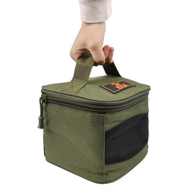 Angelrollenetui Angeltasche Angelwerkzeug Oxford-Gewebe Quadratische Tasche Angelzubehörtasche für Salzwasser- oder Süßwasserangeln