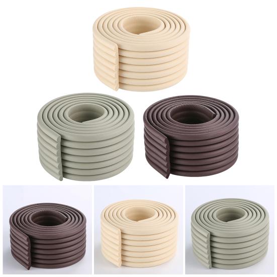2Pcs 400x8CM Anti-Collision Foam Safety Strip Cuttable Self-Adhesive 0.8CM Extra Thick Baby Proofing Furniture