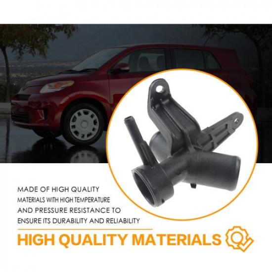 Black Radiator Cap Filler Neck Hose Connector For 2008-2014 Scion XD 1.8L L4