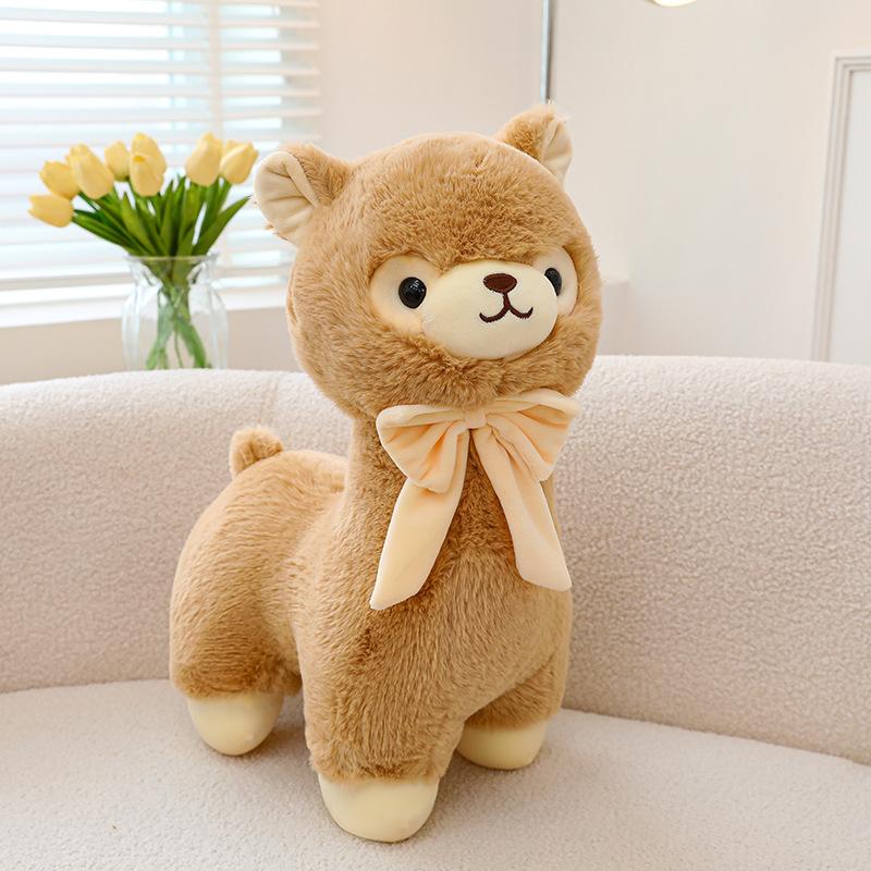 Cream Alpaca Plush Toy Cute Cute Children Doll Doll To Give Girlfriend Qixi Festival Gift Pillow