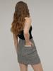 Asula Amor Tweed Skirt [Black]