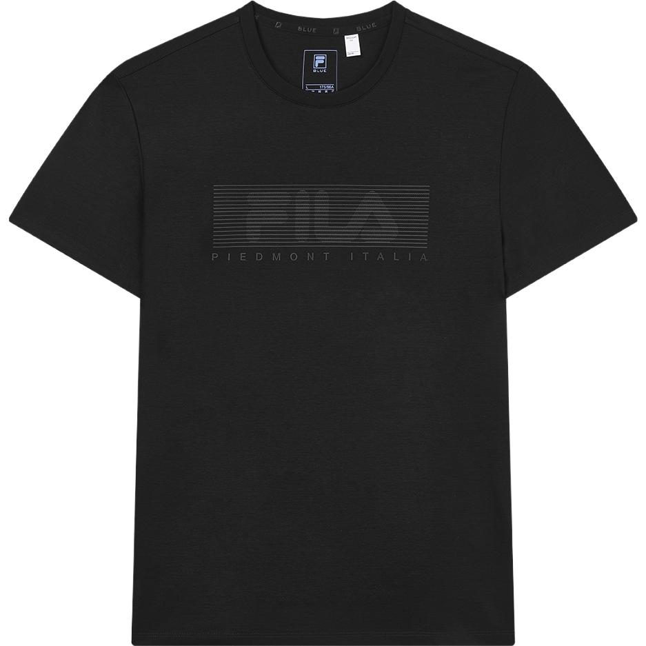 

FILA Casual Fashion Knit Short Sleeve T-Shirt Men Tops Black F11M332115FBK M