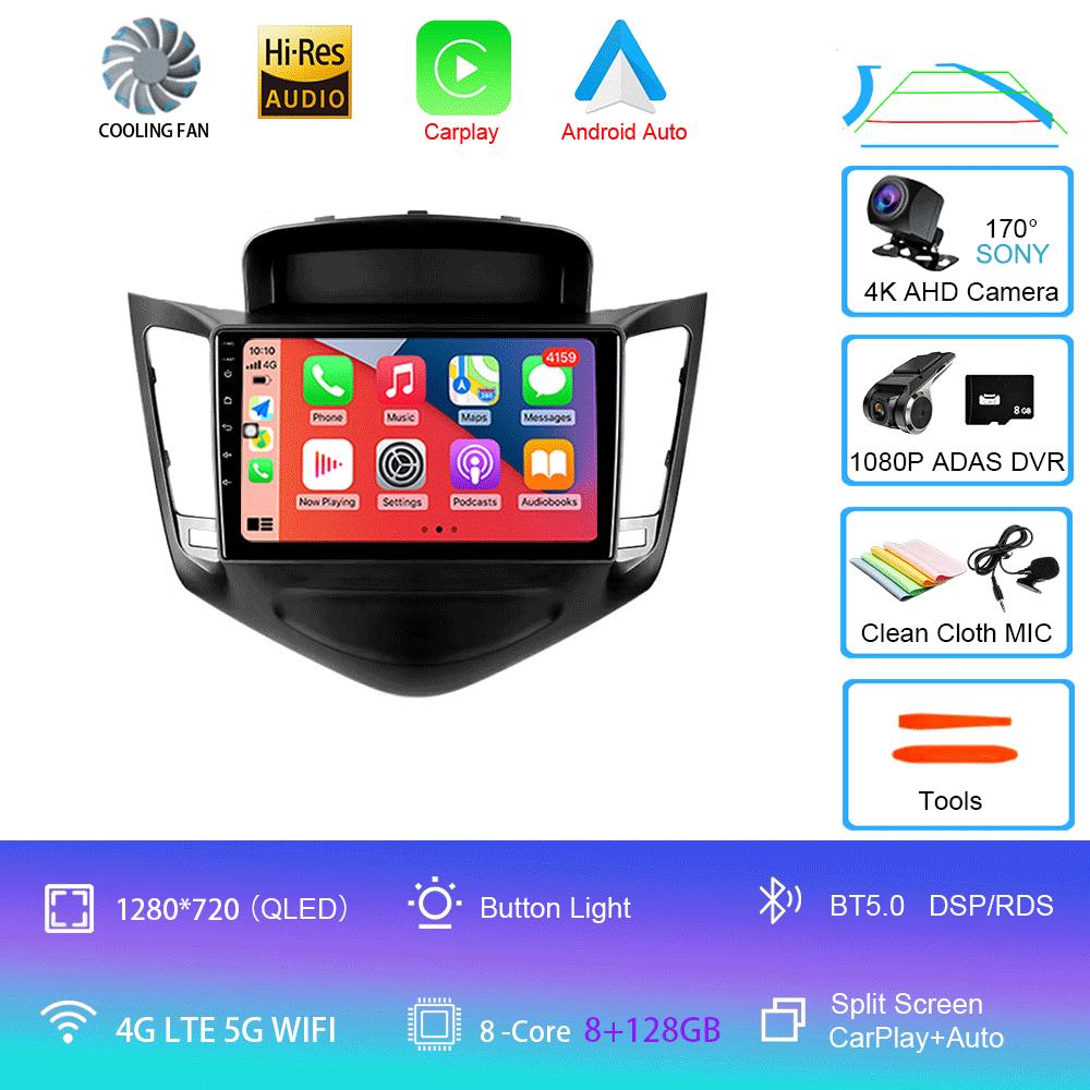 Android 14 Car Radio For Chevrolet Cruze J300 2008 - 2014 Video Player Navigation Stereo GPS