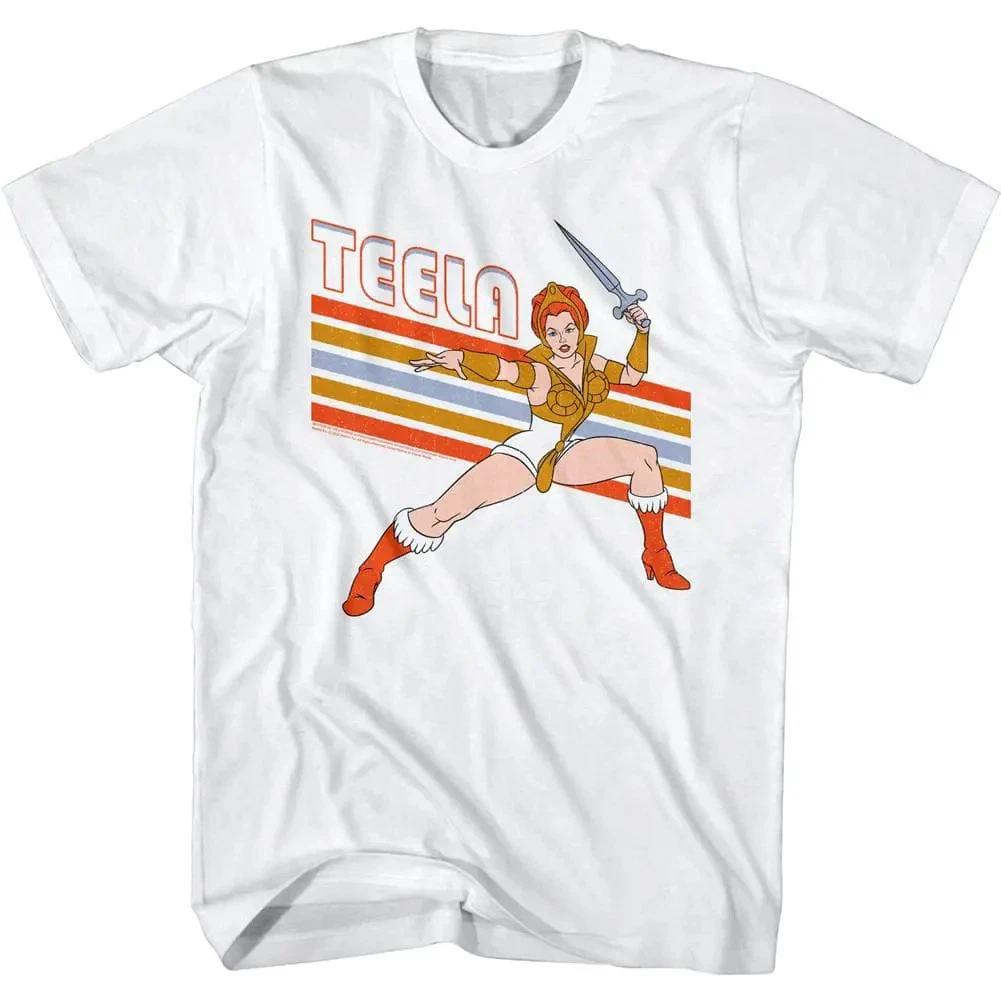 

Masters of the Universe Teela Retro Stripes Men s T Shirt 4XL