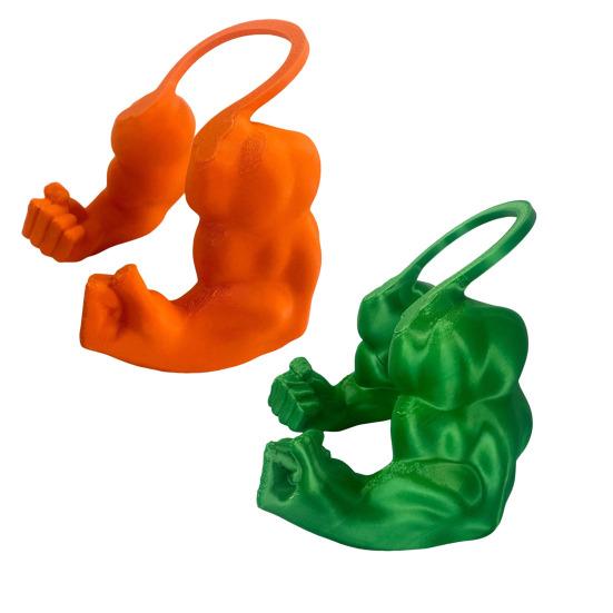 2Pcs Cat Muscle Arm 3D Printed Funny Cat Neck Arm with Muscle Superhero Cosplay Costume Funny Pet Photography Props Birthday Party Supplies