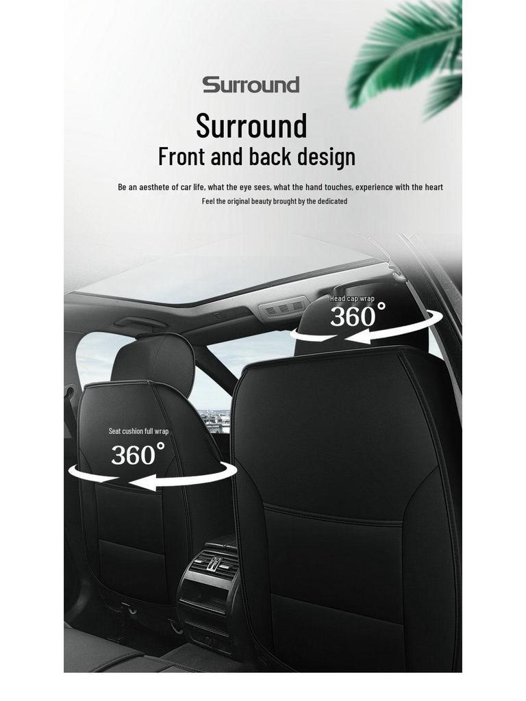 Four Seasons Universal Full Wrap Car Seat Cushion Cover
