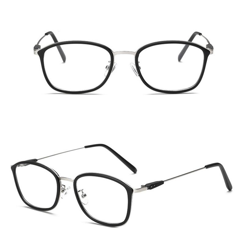 Glasses Spectacle Frame Women Men Square Clear Lens Optical Sunglasses Aviation