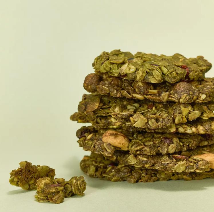 Osulloc Matcha Granola Cookie 120g – Crunchy Matcha Snack