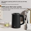Travel Portable Electric Kettle 0.6L Small 304 Stainless Steel Kettle