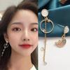 Rat Ain Gold Unbalanced Women's Earrings Formal Look Office