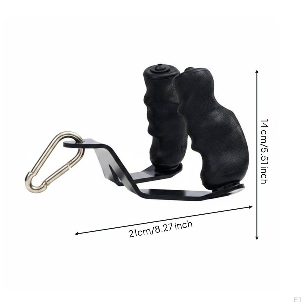 Cables Row Handle Carabiner Attachment VHandle Grip