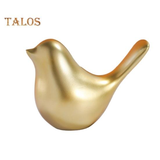 

Золотая фигурка птицы в скандинавском стиле, очаровательное гладкое животное, статуя птицы, миниатюрная скульптура, украшение для рабочего стола, товары для вечеринок M