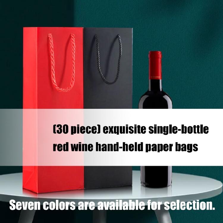 Pack of 30 Premium Single Bottle Wine Packaging Bags with Sturdy Construction for Reliable Use in All Social Event
