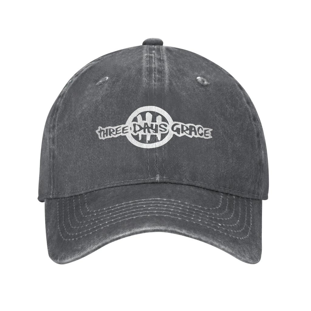 Unisex Damen Three Days Grace Alienation Tour Kappen Merch Baseballkappen Retro Truckerhut Verstellbar
