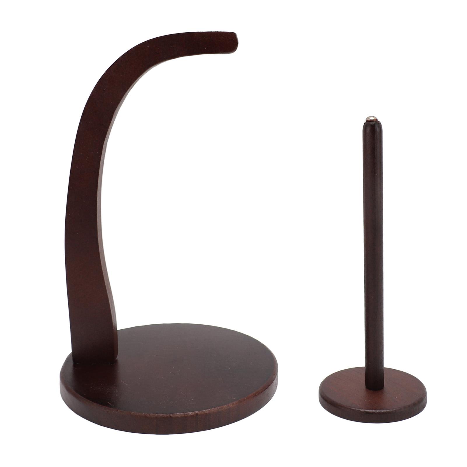 

Yarn Holder Easy Installation Stable Structure Rotatable Wooden Yarn Holder Yarn for Crocheting Knitting