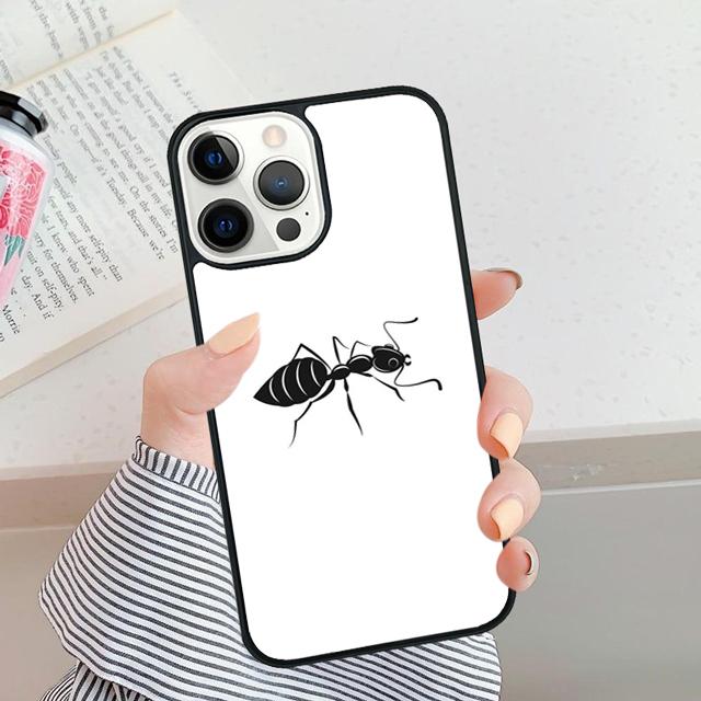 Creepy Ant Insects Scary phone Case Cover For iPhone 16 15 14 Plus XR XS apple 16 11 12 13 mini Pro Max coque