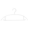 10pc Unmarked Anti-slip Clothes Hanger  Dormitory Bed Clothes Hanger Household Thick Clothes Stand Adult Plastic Clothes Support  Clothes Drying Rack