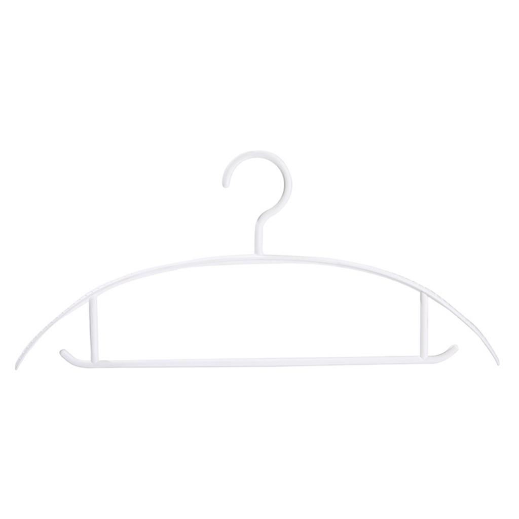 10pc Unmarked Anti-slip Clothes Hanger Dormitory Bed Clothes Hanger Household Thick Clothes Stand Adult Plastic Clothes Support Clothes Drying Rack