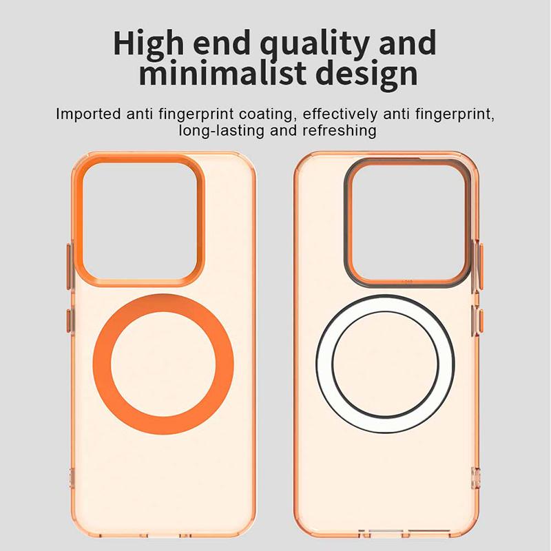 For Xiaomi 15 Pro Candy Color For Magsafe Wireless Charge Magnetic Case For Xiaomi 14 Ultra 14T Pro Shockproof Soft Cover Funda