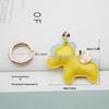 Exquisite Leather Couple Keychain Pendant for Car or Bag